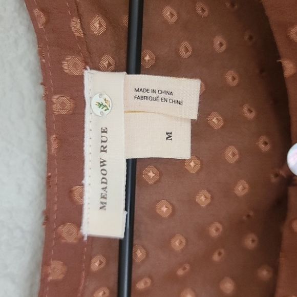 Meadow Rue from Anthro Silk Grasslands Polka Dot Top - Picture 4 of 11